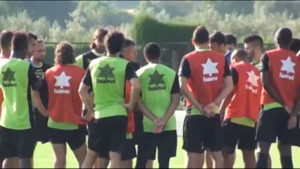 Aranda es duda ante el Real Madrid por una sobrecarga muscular