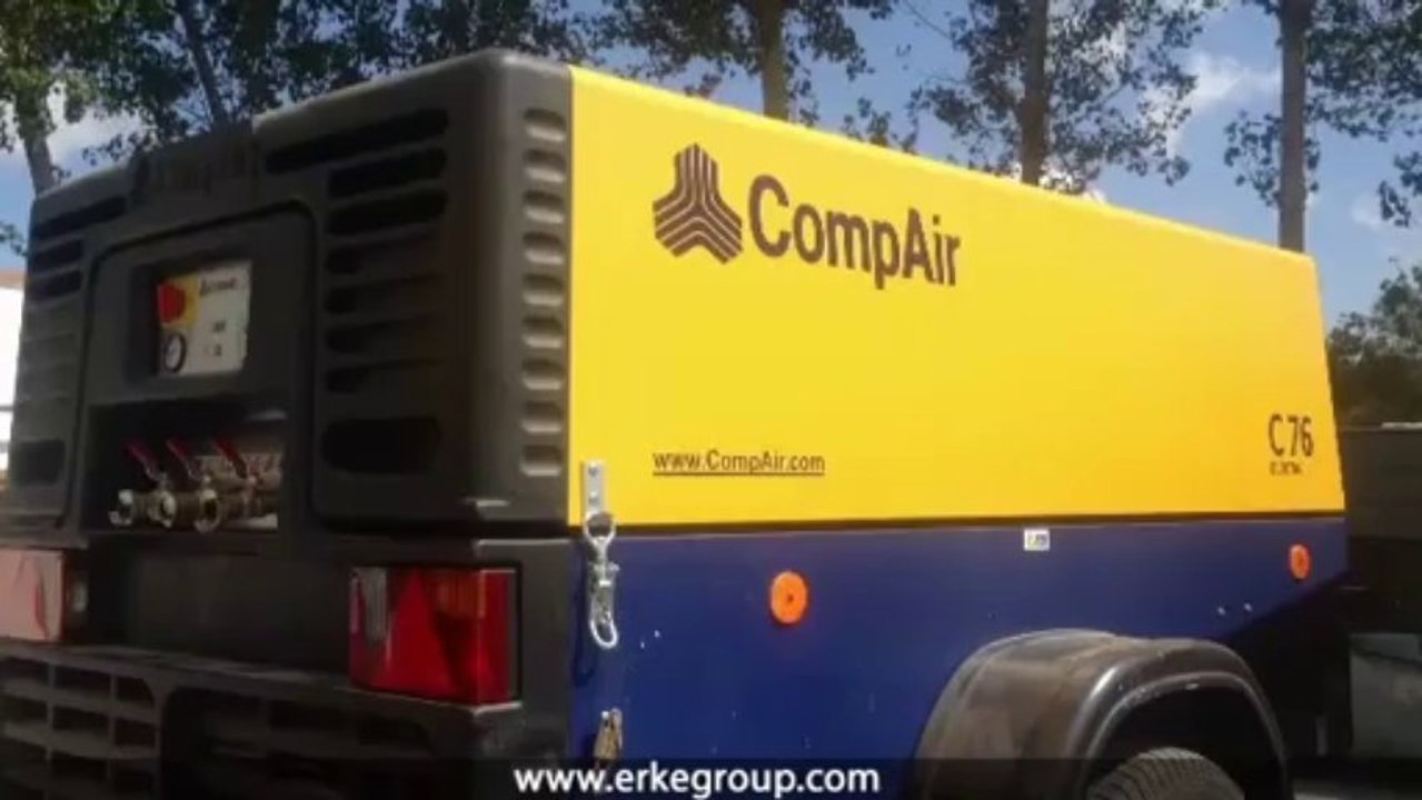 ERKE Dış Ticaret ltd., CompAir C-76 Diesel Portable Compressor - Istanbul - www.erkegroup.com