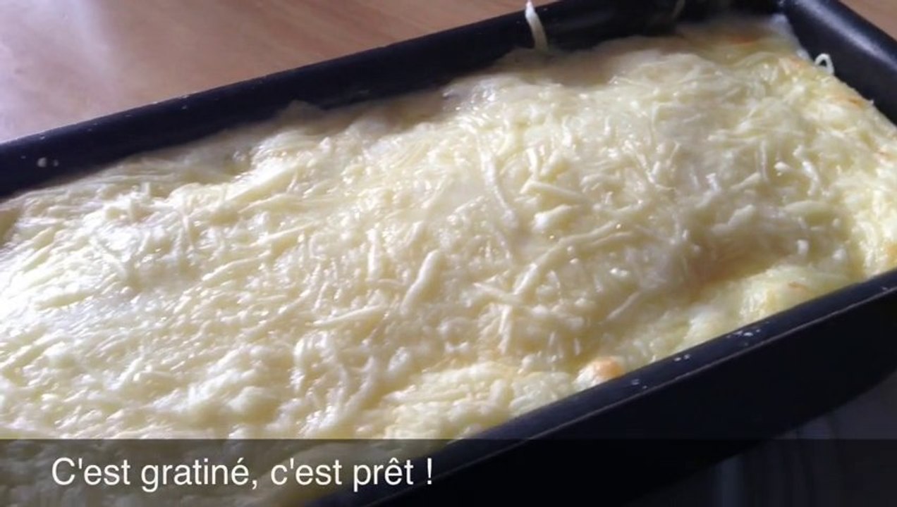 Recette (simple) de lasagnes aux épinards et au saumon.
