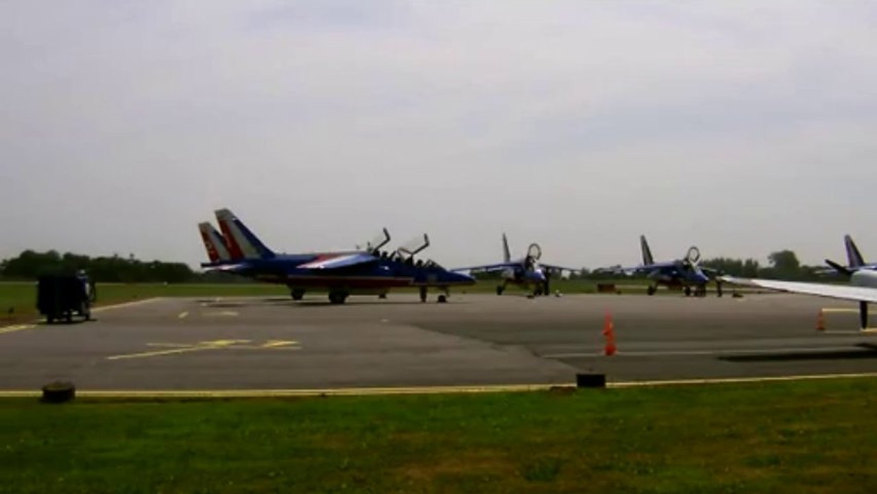 PATROUILLE DE FRANCE AEROPORT DE LANNION (Cotes d'armor)