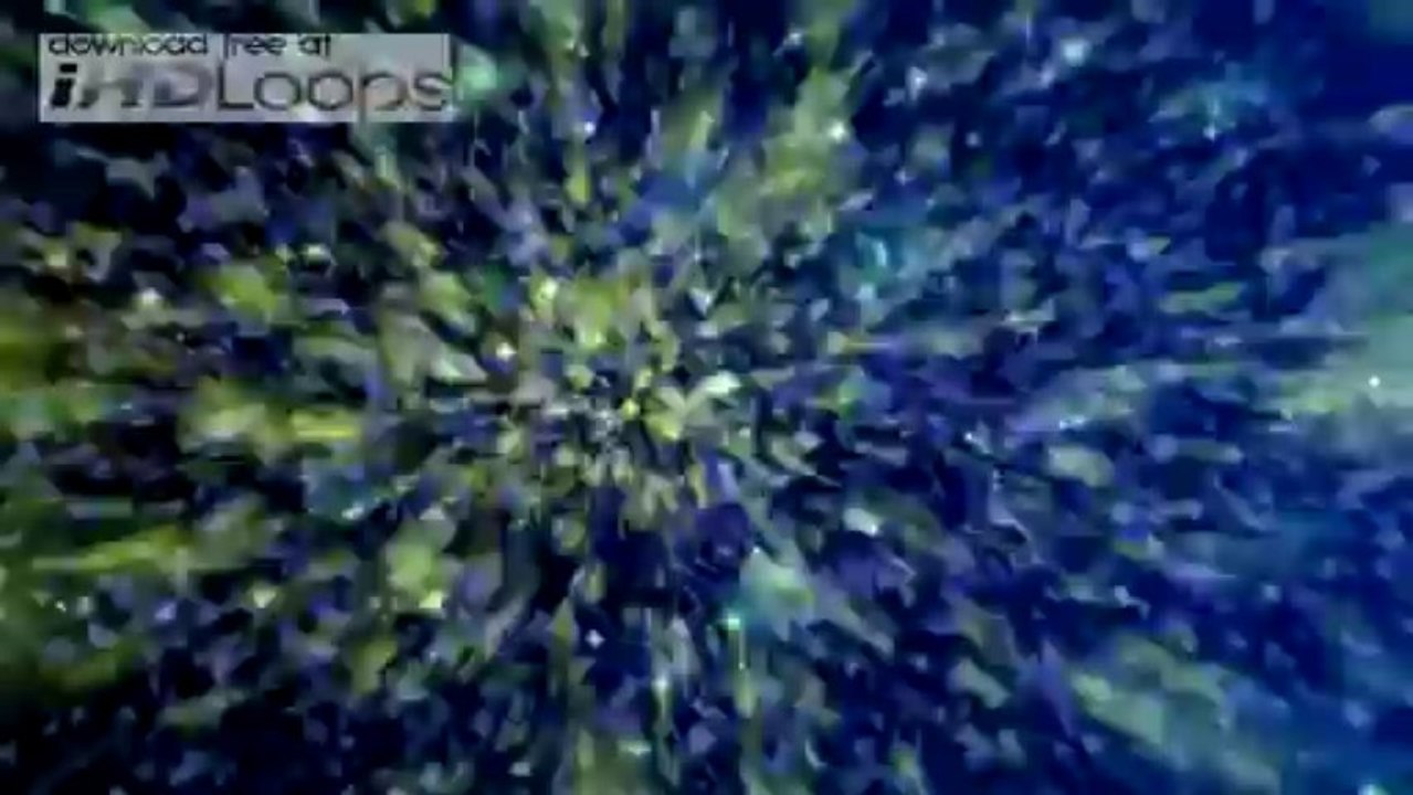 Video Loops Blue Burst