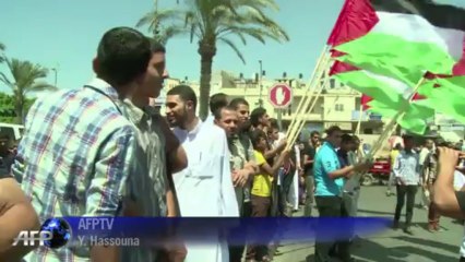 Gaza protests against peace talks