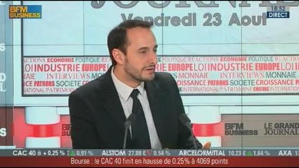 Corinne Lepage, députée européenne et Sébastien Blavier, chargé de campagne sur l'énergie à Greenpeace dans Le Grand Journal - 23/08 4/6