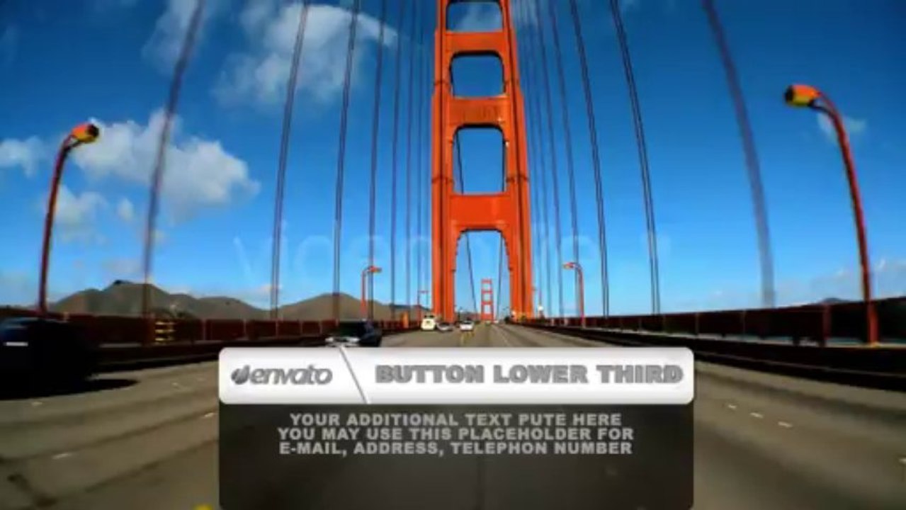Lower Third Button - After Effects Template