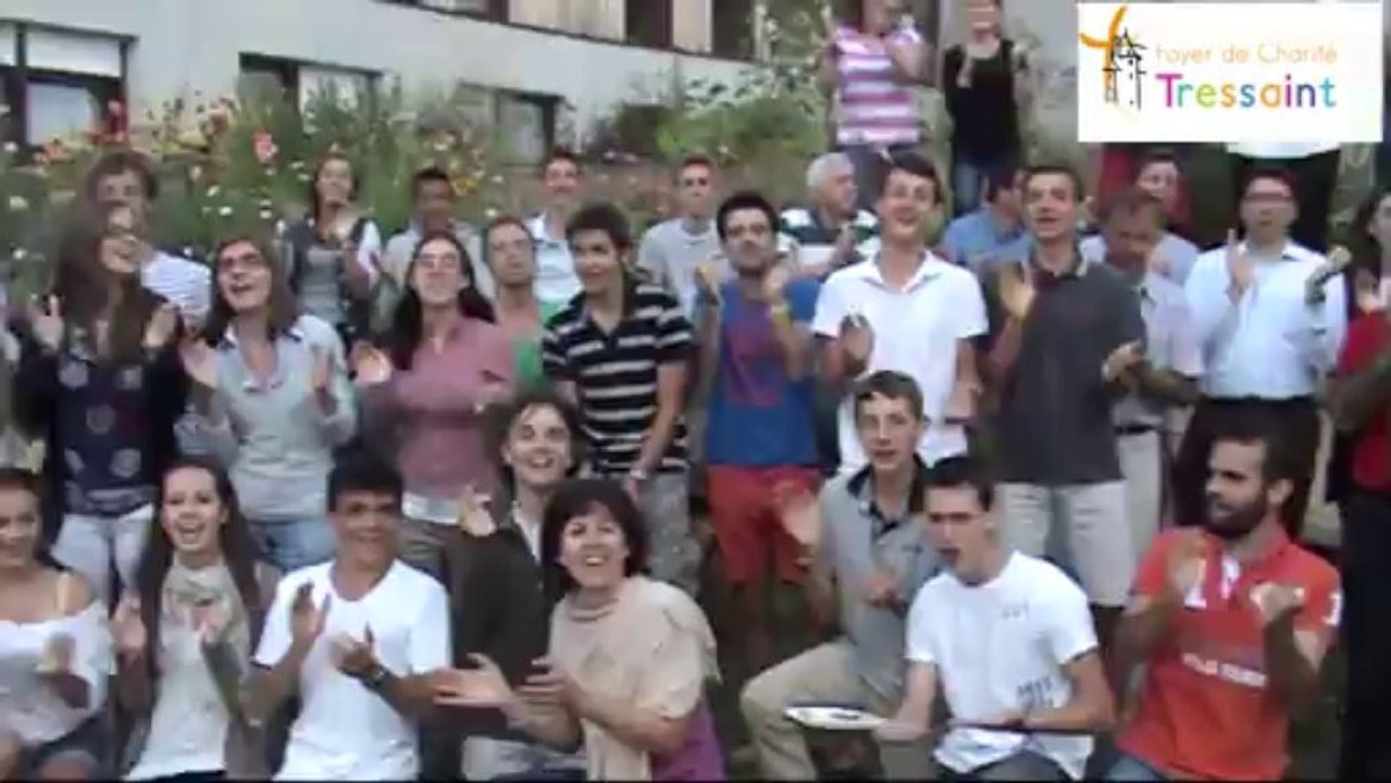 Equipe d'animation de la retraite lycéens - Tressaint 2013