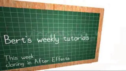 Blackboard Tutorial Opener - After Effects Template