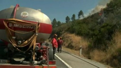 Incendies au Portugal : plus d'un millier de pompiers luttent contre les flammes