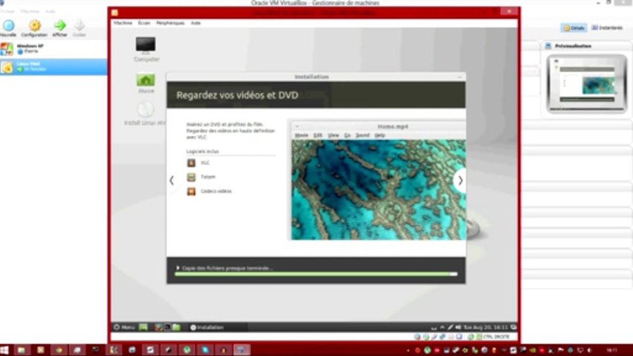 Essayons Linux Mint