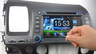 Android Custom Stereo for Honda Civic Car GPS Radio Bluetooth Wifi 3G Internet