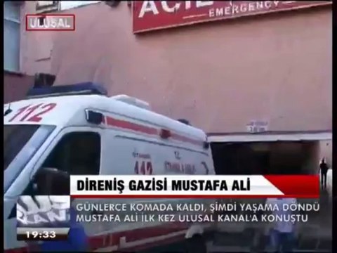 DİRENİŞ GAZİSİ MUSTAFA ALİ, İLK KEZ ULUSAL KANAL'A KONUŞTU