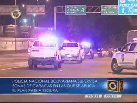 Supervisan labores del Plan Patria Segura en Caracas