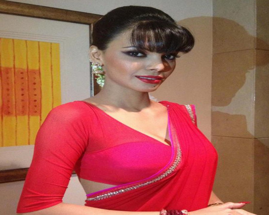 Desi Indian models Sherlyn Chopra Tranperent Bra