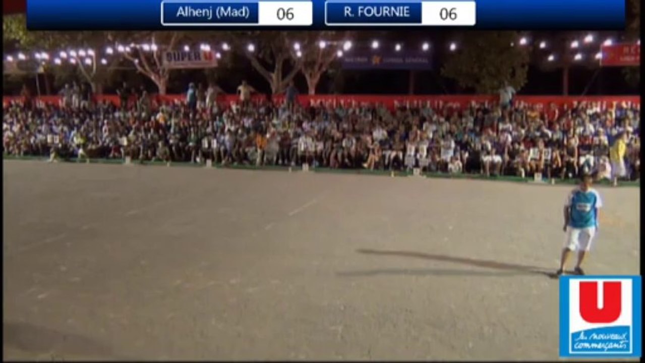 Finale du Mondial de Millau à pétanque tête-à-tête 2013