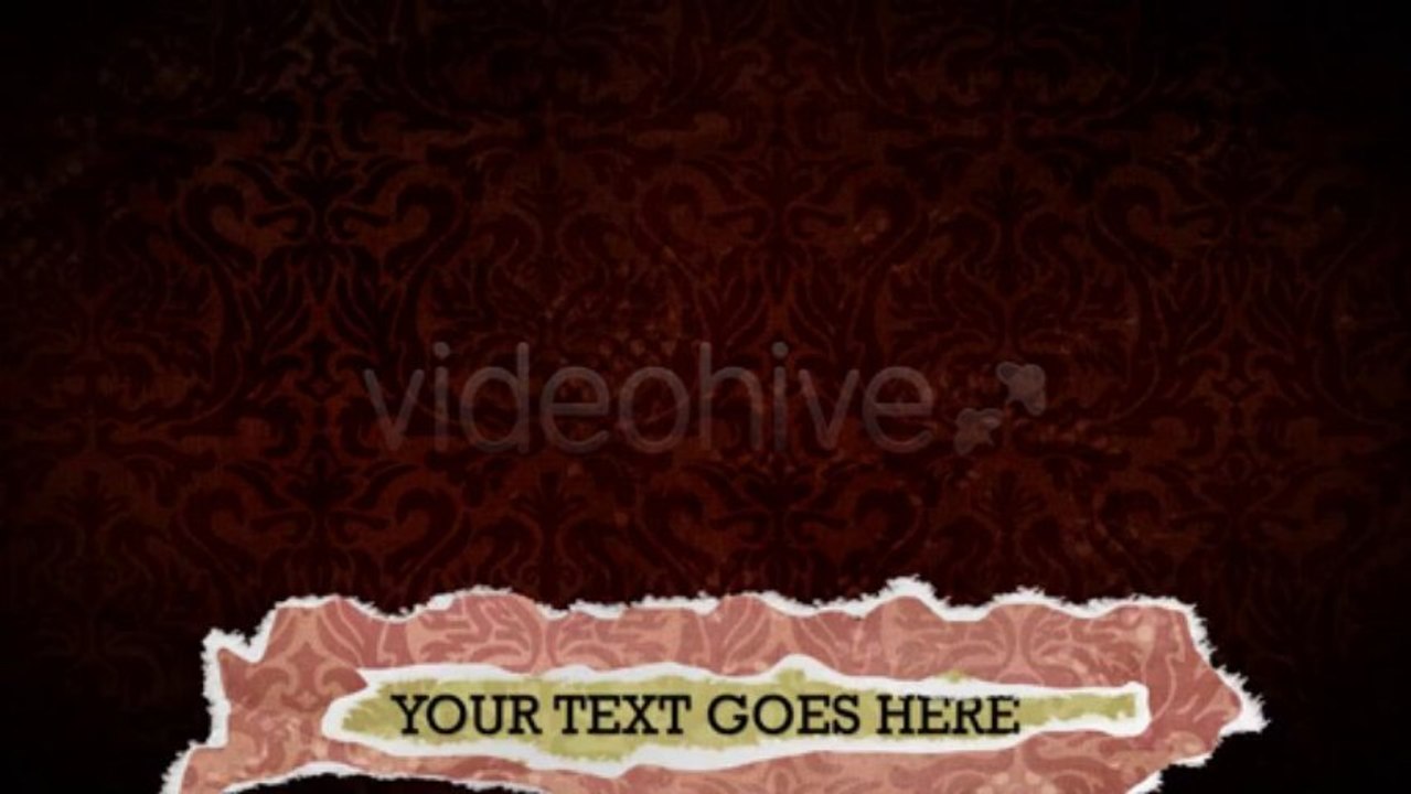 Paper Lower Third - After Effects Template