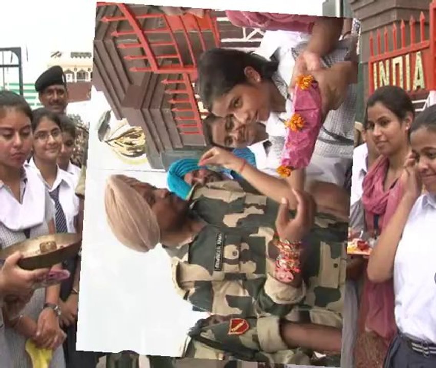 Indian School Girls Celebrates Rakhi Festivel With Army Mans Services On India 's Borders - video Dailymotion