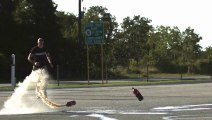 Slow Motion Coke Rocket filmed on 4000FPS - Awesome