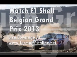 Watch Online Formula One SHELL BELGIAN GP 25 Aug 2013