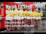 Sehen Sie 2013 FORMULA 1 SHELL GP von Belgien live im Fernsehen