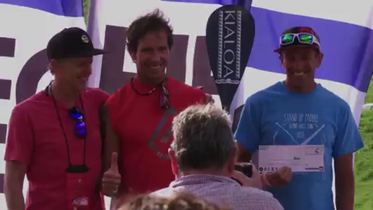 Stand up paddle alpine lakes tour 2013 : 5e étape exceptionnelle à Roselend (Savoie)