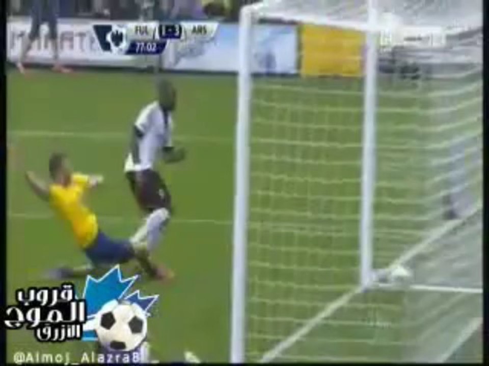 هدف فولهام الأول بمرمى الأرسنال فولهام 1-3 الأرسنال