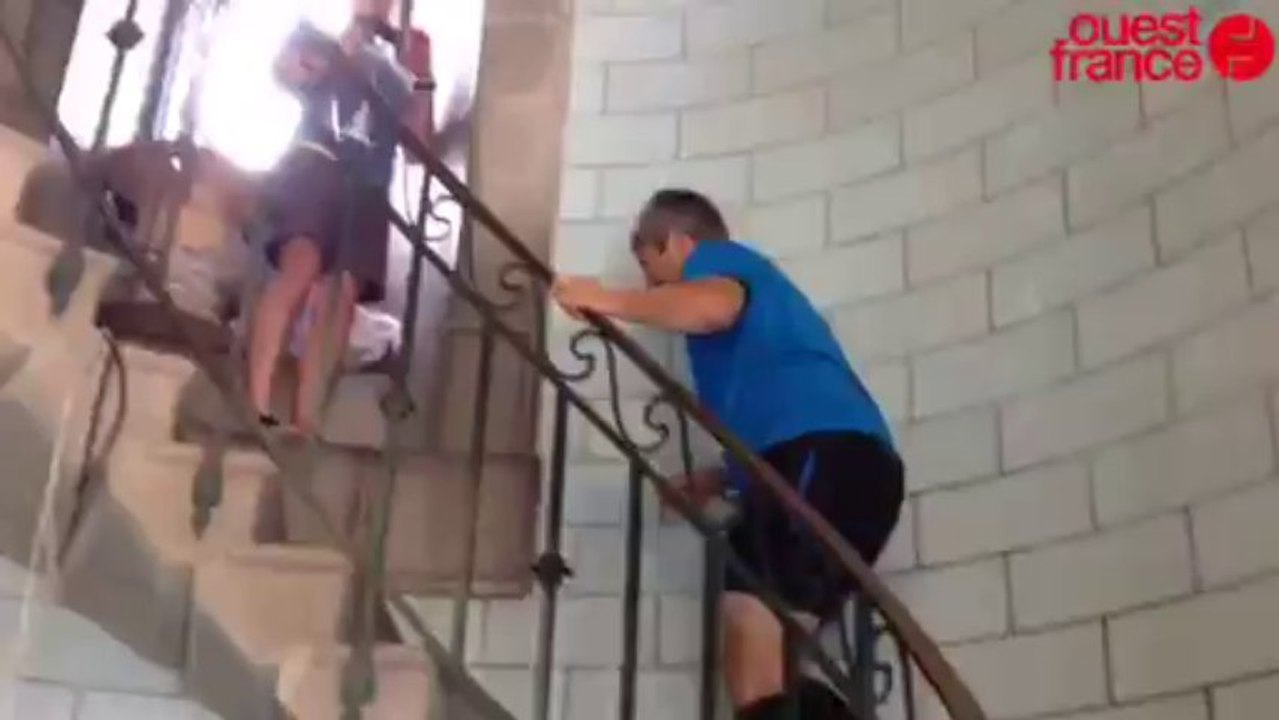 Montée du phare d'Eckmühl - championnat du monde