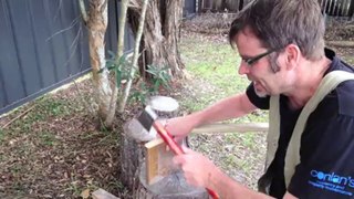 How to cut Firewood. AMAZING INVENTION!