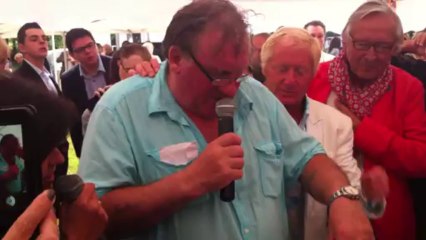 Gérard Depardieu Garden Party Néchin