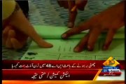 Media presurrized by PML-N workers during polling in Islamabad