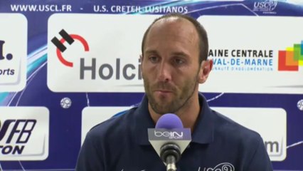 Conférence de presse US Créteil - FC Istres (2-2) : Jean-Luc VASSEUR (USCL) - José  PASQUALETTI (FCIOP) - 2013/2014
