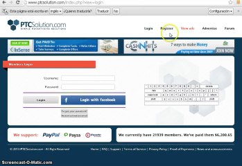 Ganar Dinero con Ptcsolution Tutorial en Español