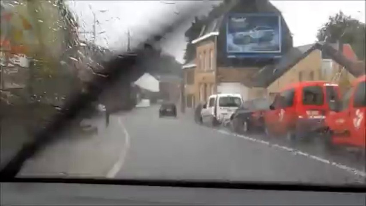 Forte pluie sur Nandrin