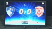 Havre AC (HAC) - AS Nancy-Lorraine (ASNL) Le résumé du match (4ème journée) - 2013/2014