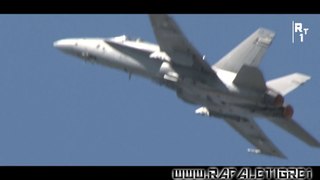 F18 Hornet (flare) - Finnish Air Force [Full HD] 2013