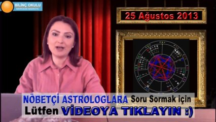 BALIK Burç Yorumu 25 Ağustos 2013 Astrolog DEMET BALTACI - Bilinç Okulu  ( Astroloji, astrolgy, horoskop, daily horoscope, sign, burçlar, burcu, astrolojik )