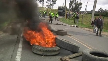 Violent protests hit Colombia