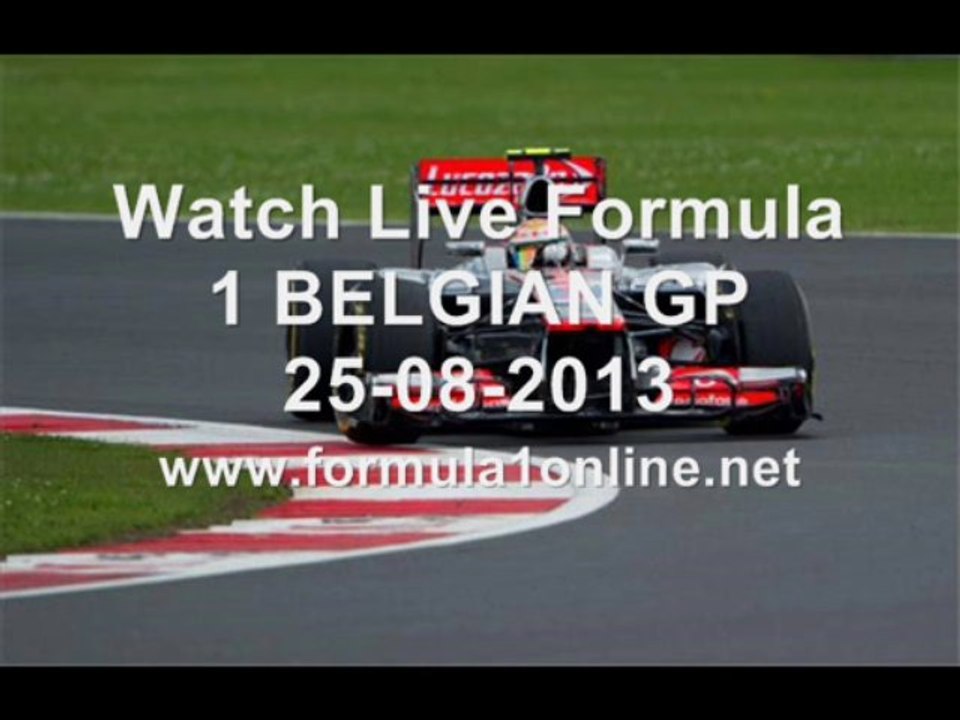 Formel 1 GP von Belgien SHELL Spa-Francorchamps 2013