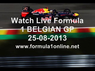 Formel 1 GP von Belgien SHELL 25 August 2013 Final Lap