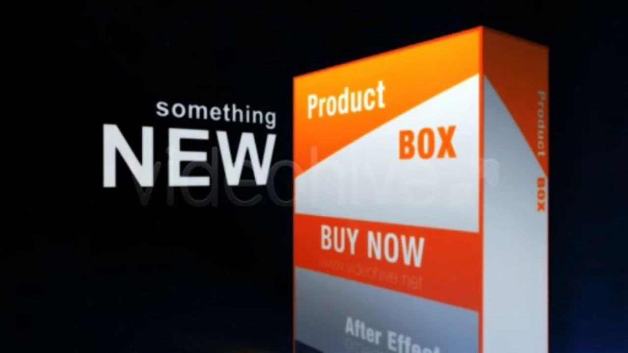 Product Box commercial - After Effects Template
