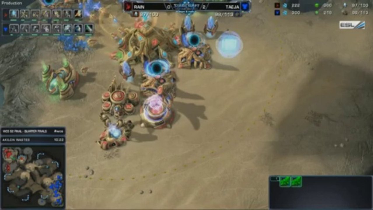 TaeJa vs Rain - Game 3 - WCS 2013 Season 2 Finals RO8 Starcraft 2
