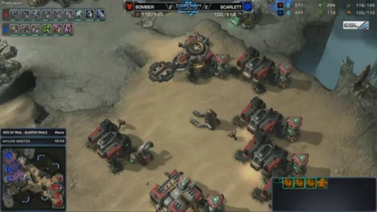 Bomber vs Scarlett - Game 5 - WCS 2013 Season 2 Finals RO8 Starcraft 2