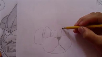 How to draw A GRAN DIENTON DE LOS GATOS SAMURAY1#BOCETO X db