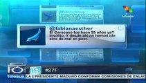 Reprueban tuiteros de oposición el gobierno progresista de Venezuela