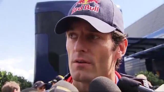 BBC F1 2010: Mark Webber Qualifying interview (2010 Belgian Grand Prix)