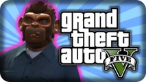 Grand Theft Auto V | Funny Moments | EPIC POLICE CHASE 5 STARS