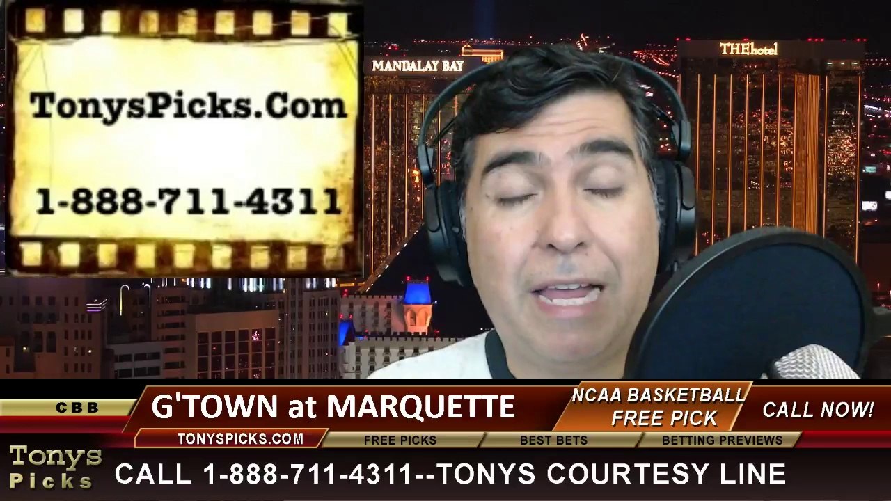 Marquette Golden Eagles vs. Georgetown Hoyas Pick Prediction NCAA College Basketball Odds Preview 2-27-2014