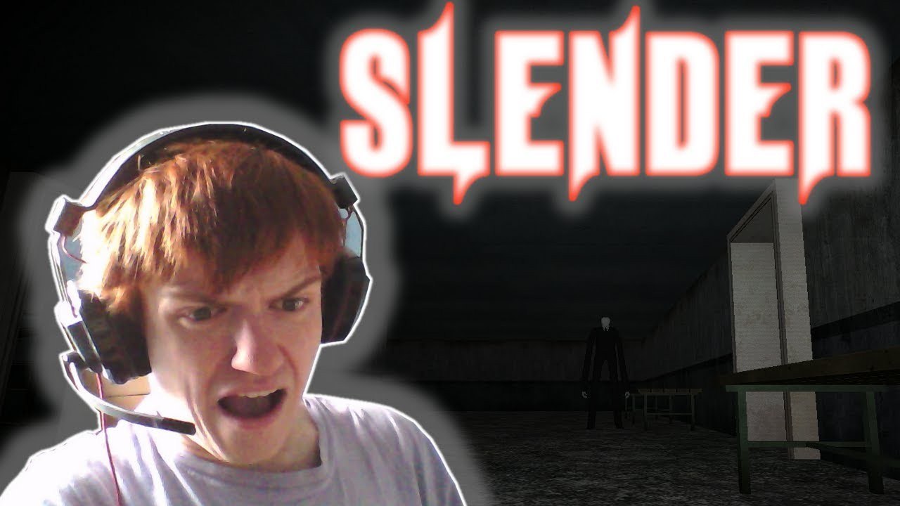 JUMP SCARE - SLENDER Sanatorium - w/samus scared ;_;