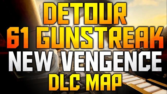 Black Ops 2: 61 Solo Gunstreak Vengeance DLC Detour New Map First Game On!