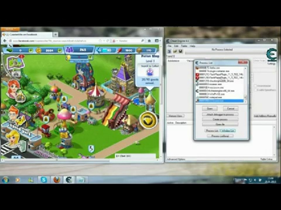 COASTERVILLE ENERGY SPEEDHACK - CHEAT ENGINE 7 - 2014 LATEST(360P_H.264-AAC)T
