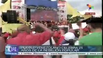 Pueblo venezolano celebra 25 años de rebelión popular