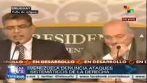 Elías Jaua denuncia en Uruguay campaña para desestabilizar Venezuela